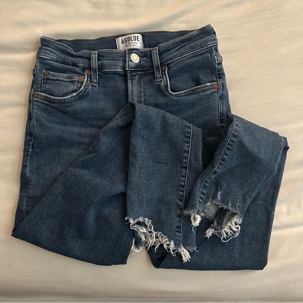 AGOLDE Women's Blue Jeans